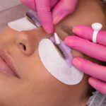 high angle woman extension application process