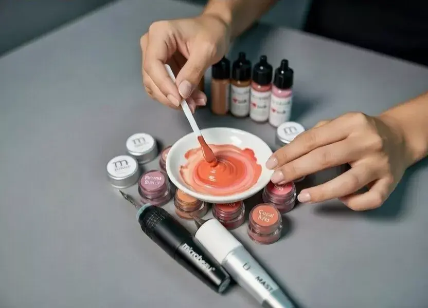 lip pigment mixing correctorr