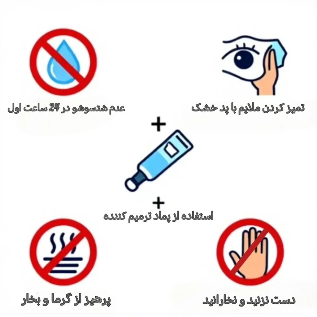 Aftercare Instructions for Lash Line Enhancement Tattoo