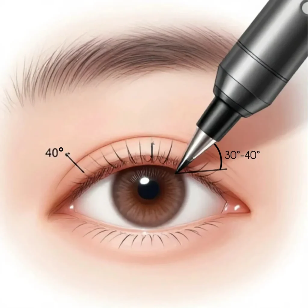 Correct PMU Device Angle for Lash Line Enhancement